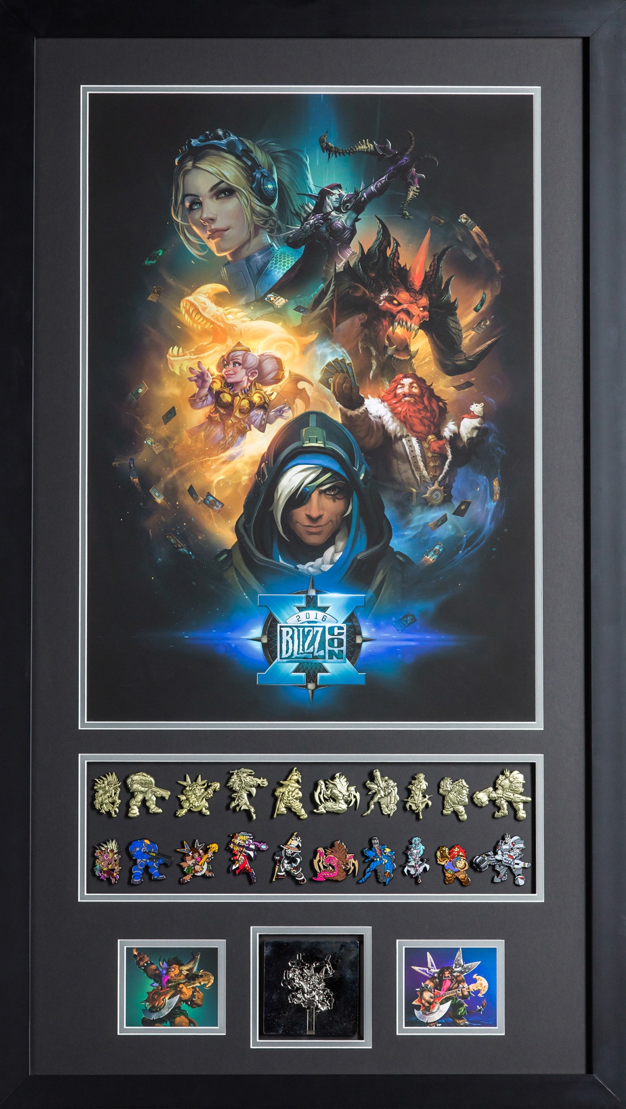 BlizzCon 10th Anniversary Poster and Pins