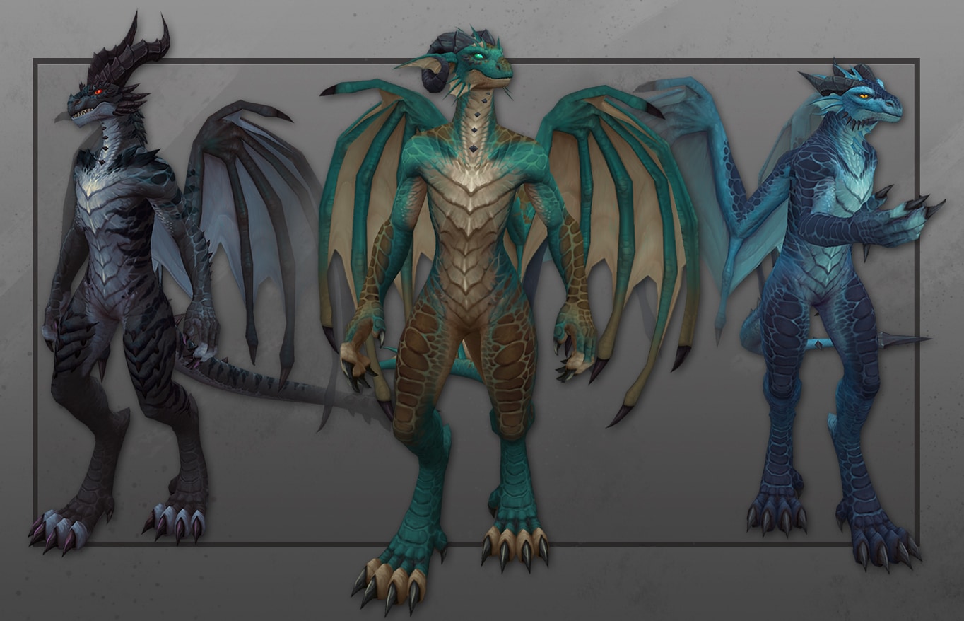Dracthyr Dragon Form Full Body