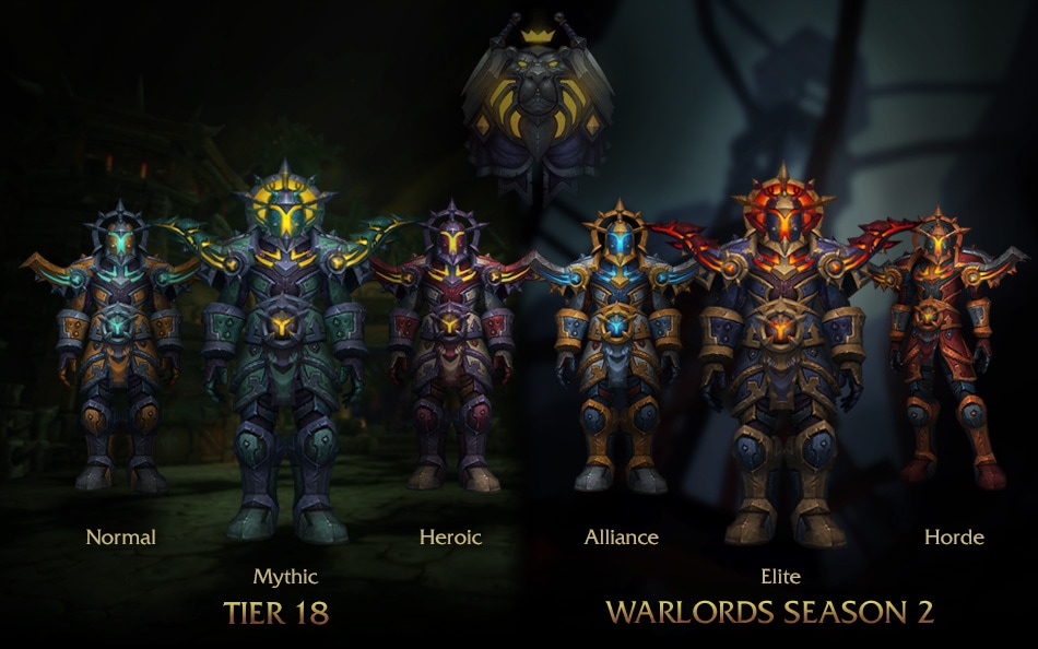 tier 18 armor sets