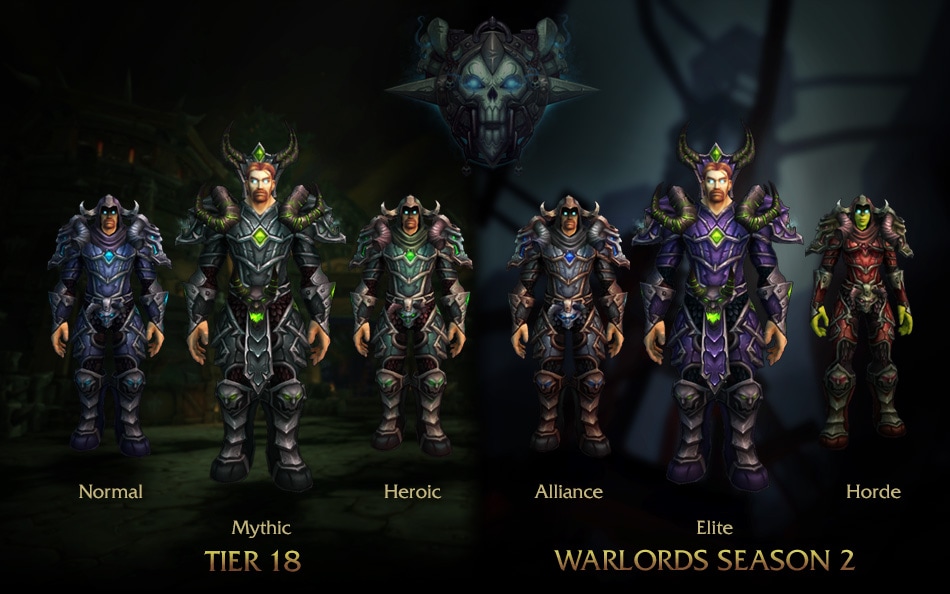 tier 18 armor sets