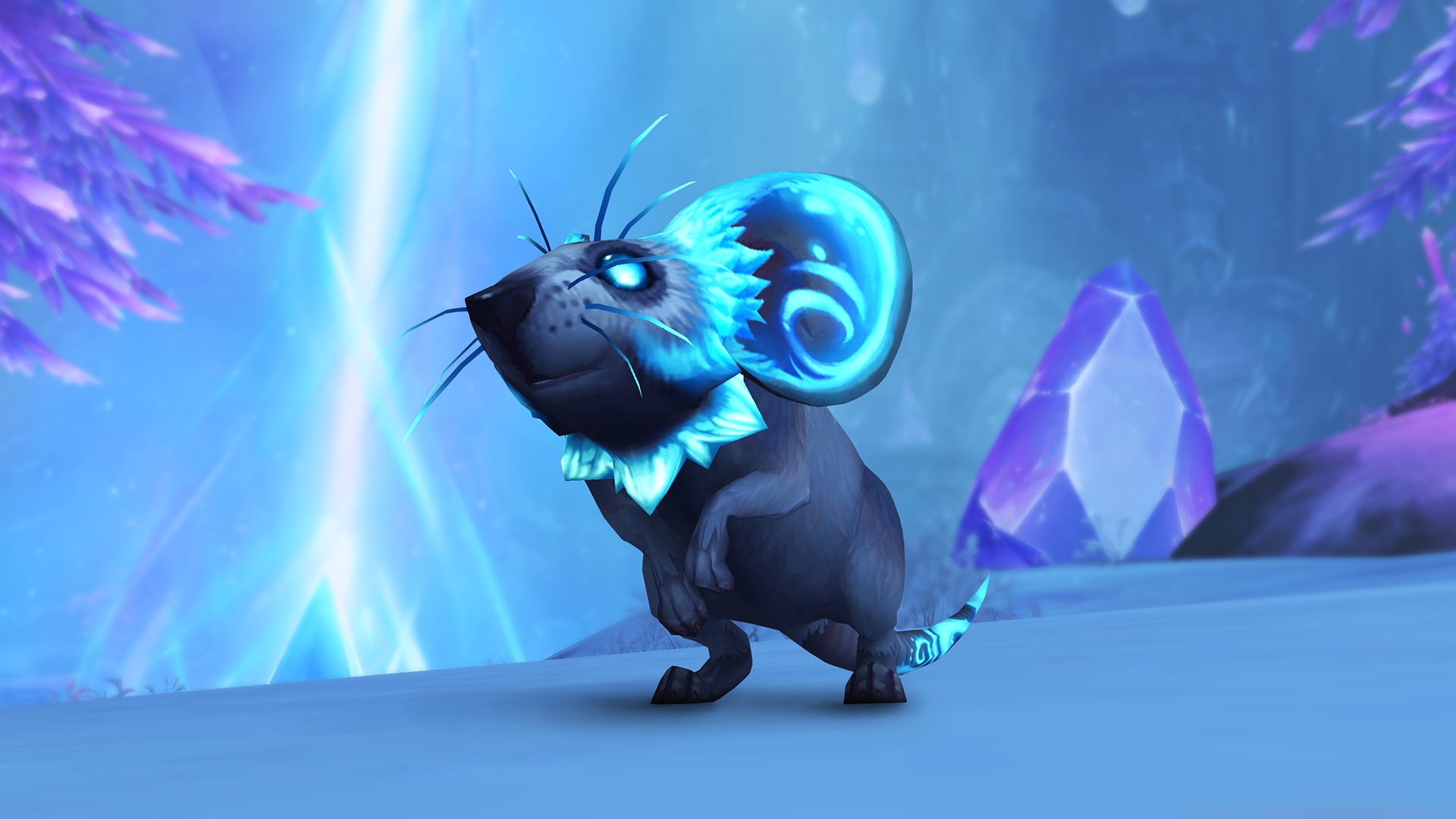 Teele, el ratón azul mascota