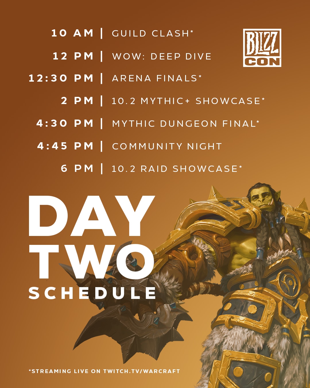 BlizzCon 2023 Start Time, Schedule, and Predictions