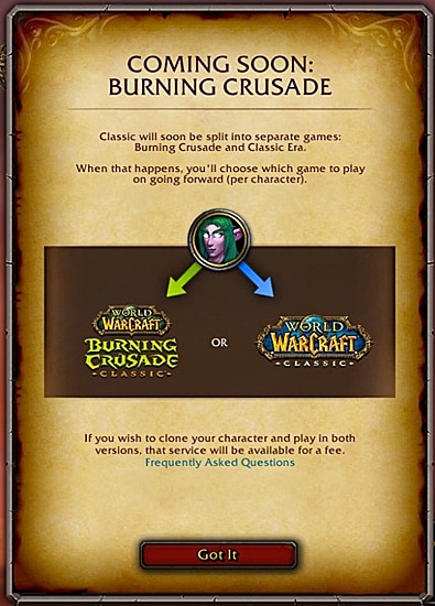 Burning Crusade Classic