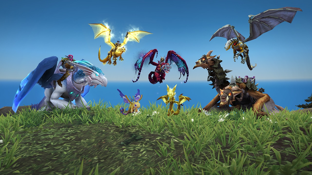 Both Pets and All Five Mounts Shown