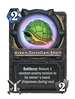 Green Tortollan Shell