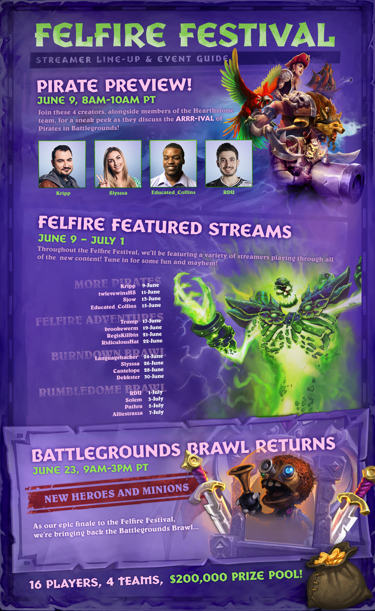 Felfire Festival Event Flyer, detailed below.