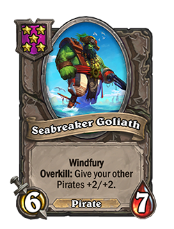 Seabreaker Goliath Battlegrounds Minion + Art