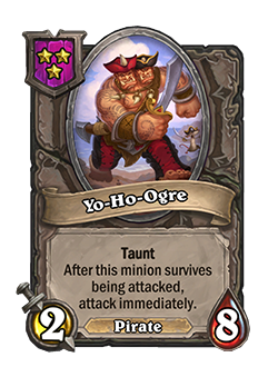 Yo-Ho-Ogre Battlegrounds Minion + Art