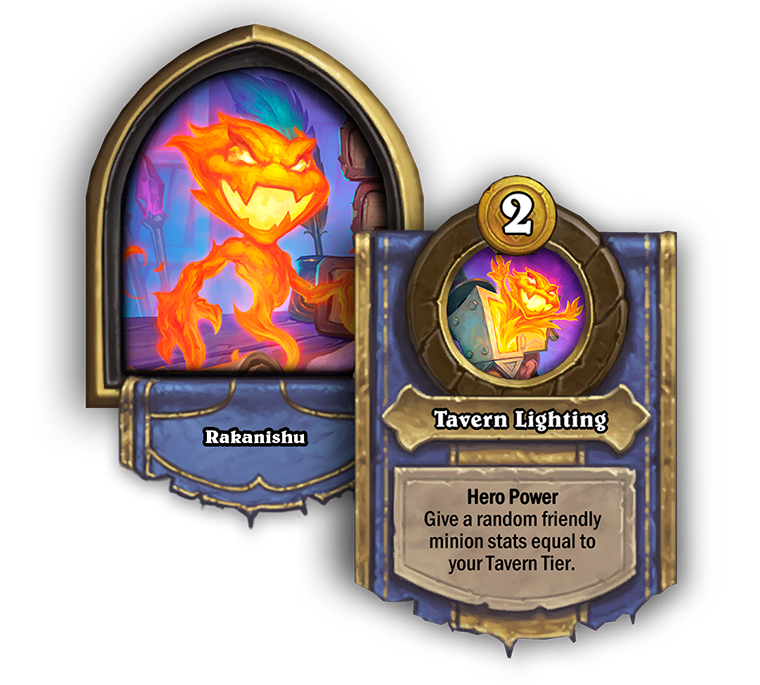 Rakanishu and tavern lightening hero power pictured