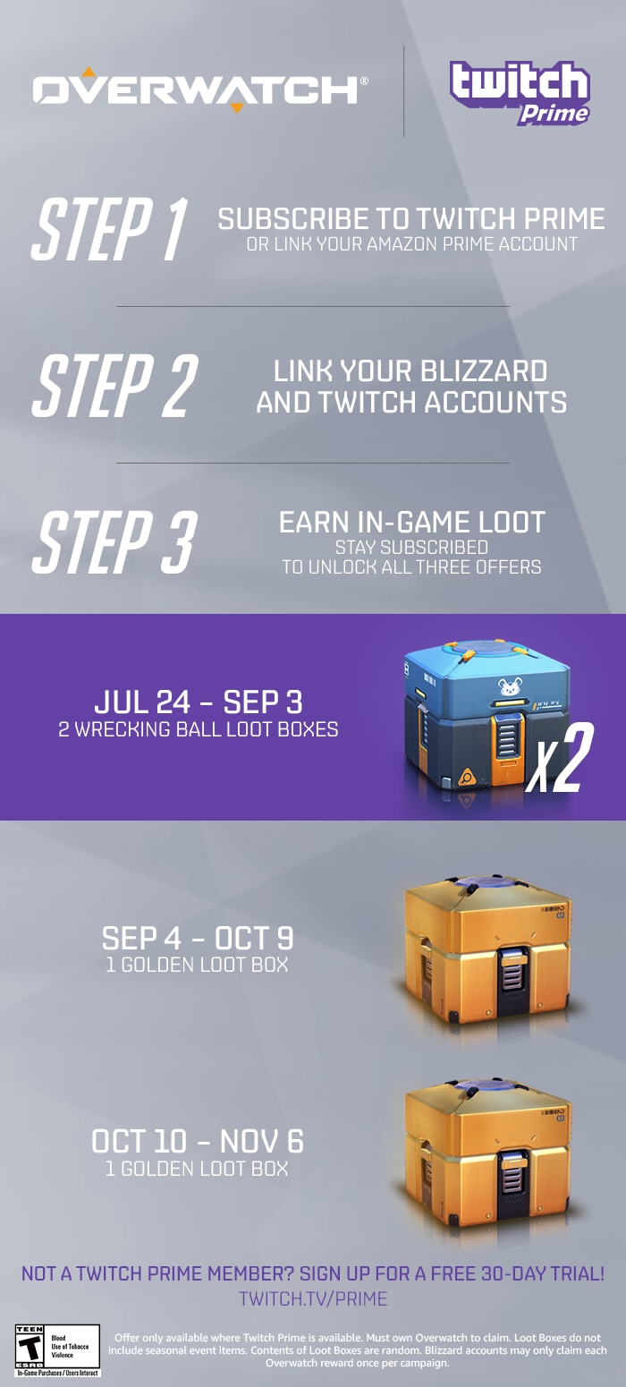 Unlock New Rewards in Overwatch with Twitch Prime - News - Overwatch