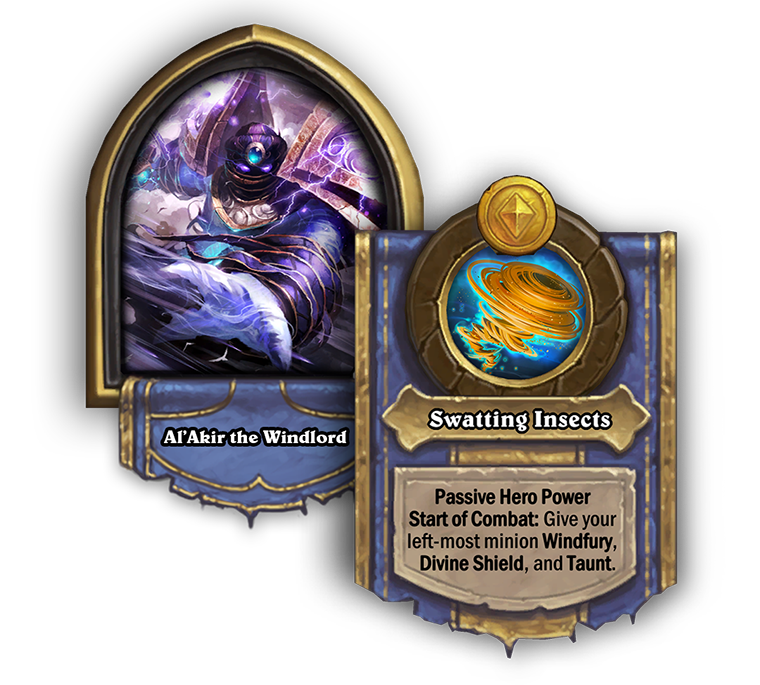 AlAkirTheWindlord and swatting insects hero power pictured