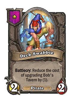 Deck Swabbie Battlegrounds Minion + Art