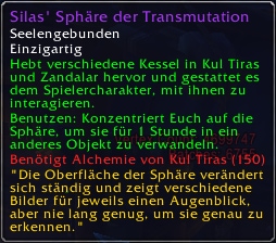 Silas' Sphere of Transmutation