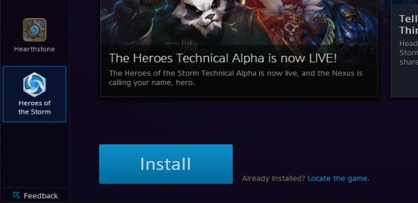 install heroes of the storm