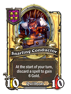 Snarling Conductor Golden