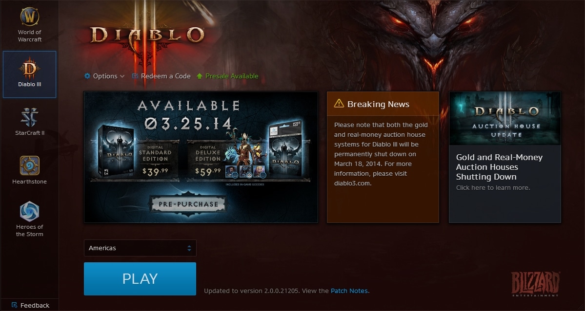 Diablo 3 Spiel Installer