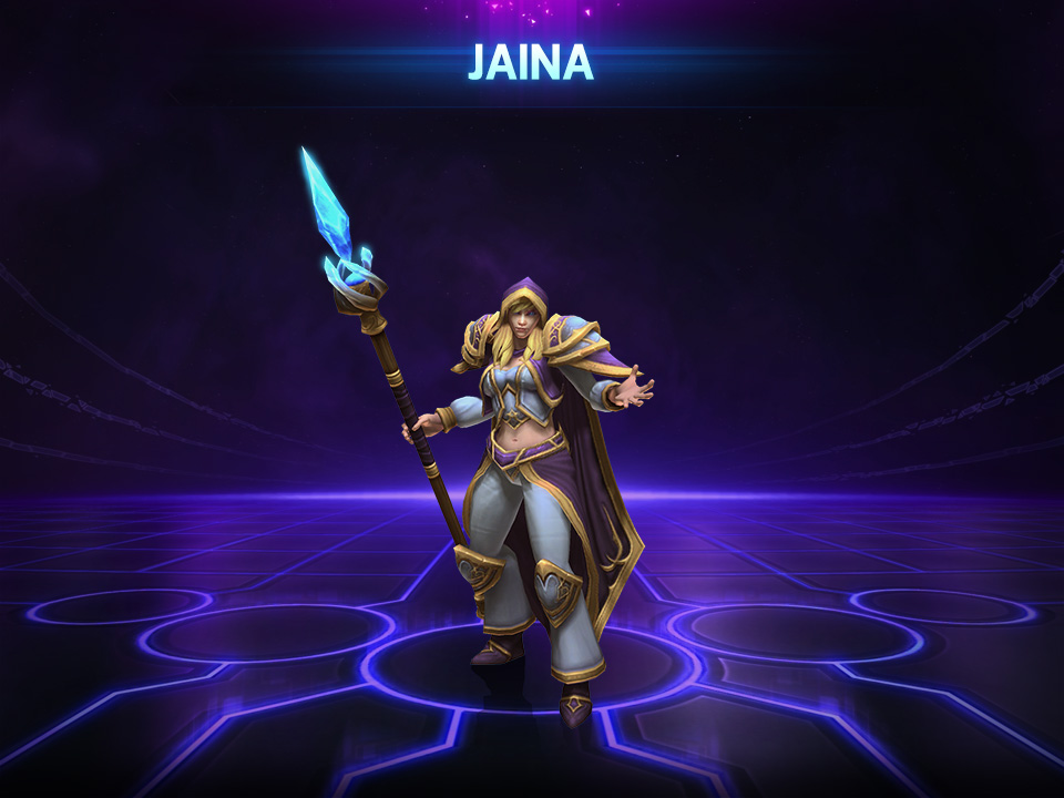 Heroes of the Storm All Characters and Skins (Jaina Patch) 