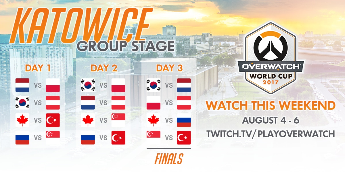 Overwatch World Cup 2017 Competition Committees decided, live events coming to Sydney, Katowice, Shanghai, and Los Angeles