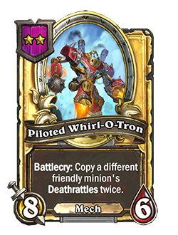 Piloted Whirl-O-Tron Golden