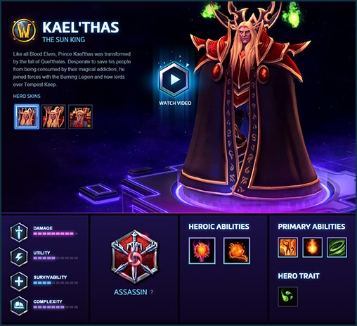 Heroes of the Storm - Kael'thas Build Guide (Gameplay)