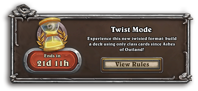 Hearthstone twists all of its rules in a new ladder mode