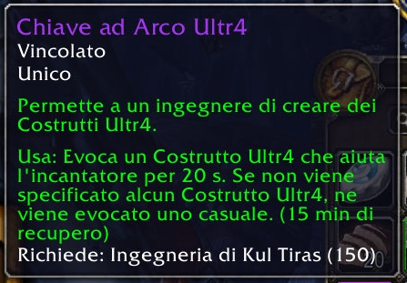 Chiave ad Arco Ultr4