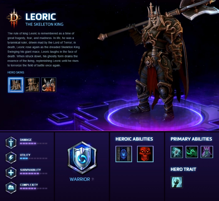 Blizzard's 'Heroes Of The Storm' Gains Leoric Character From 'Diablo