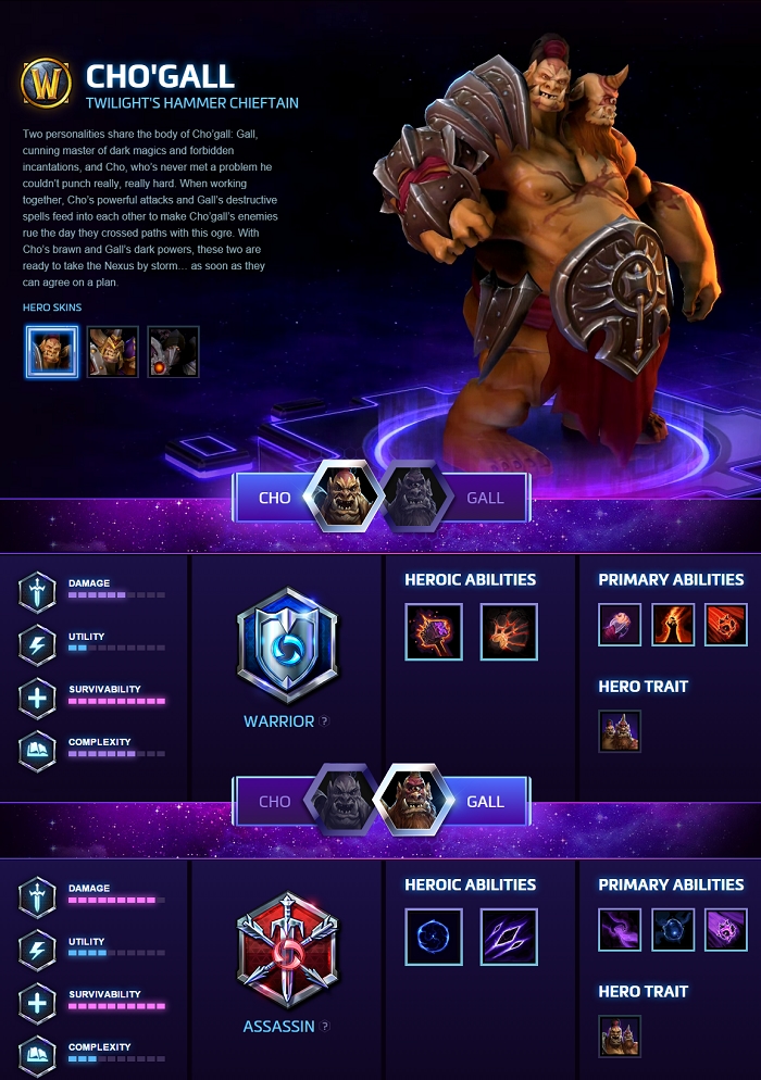 Double trouble: Heroes of the Storm to get Cho'gall, requires 2 players