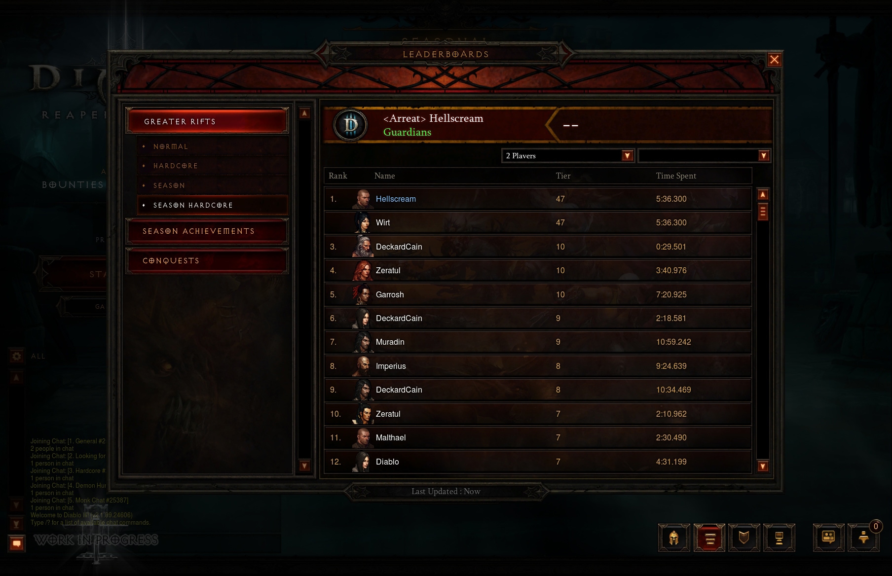 diablo 3 season 18 leaderboard