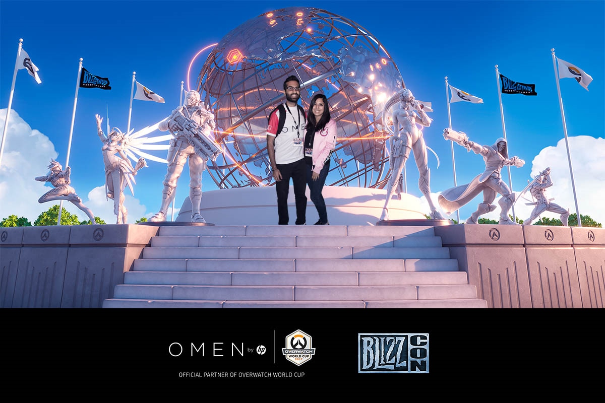 Raisa and Jiv at BlizzCon