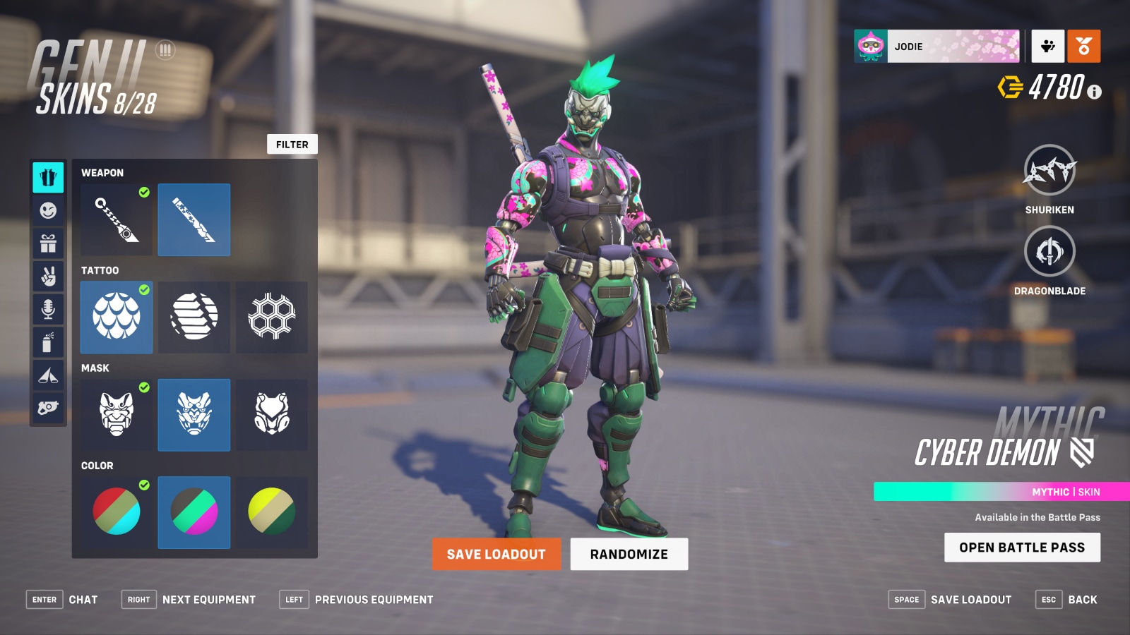 Got this sick ass Genji Dragonblade from (I wanted the