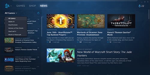 blizzard battle.net desktop application