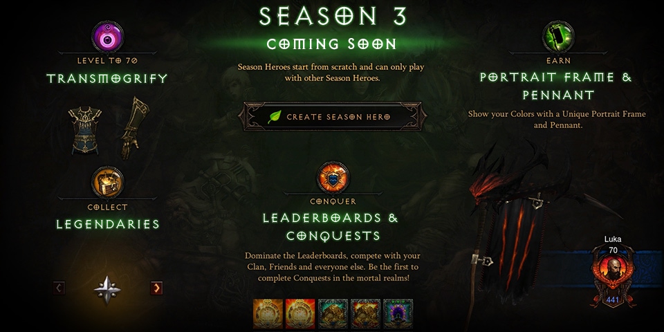 what time does the new diablo 3 season start