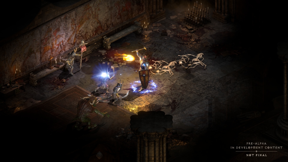 Captura de tela do Paladino em Diablo II: Resurrected