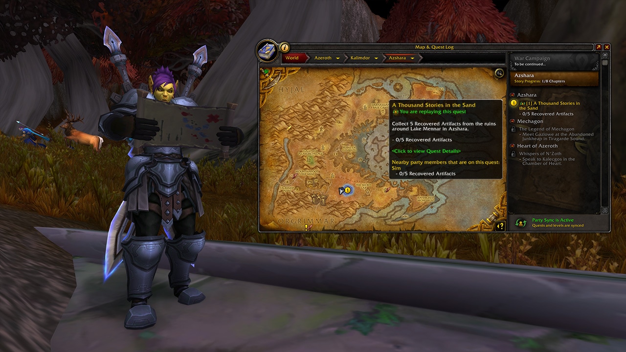 how to auto track quests in wow