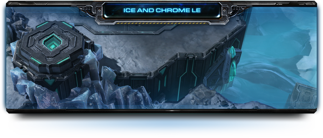 Imagen muestra una base rodeada de hielo