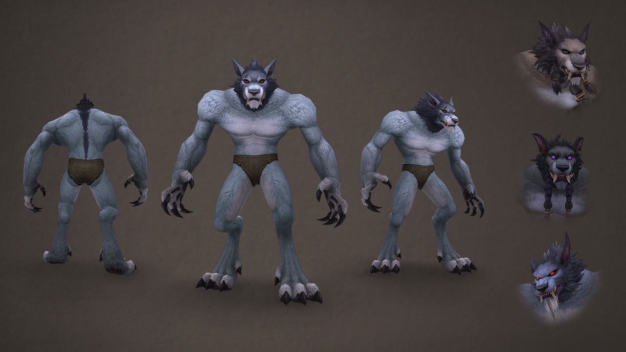 Wow New Worgen Models Bfa