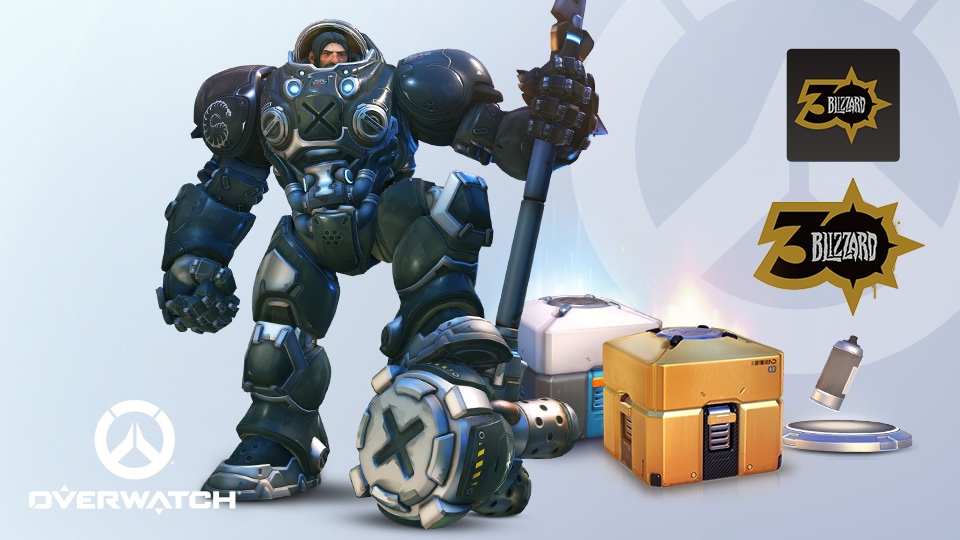 Overwatch items from the Celebration Collection