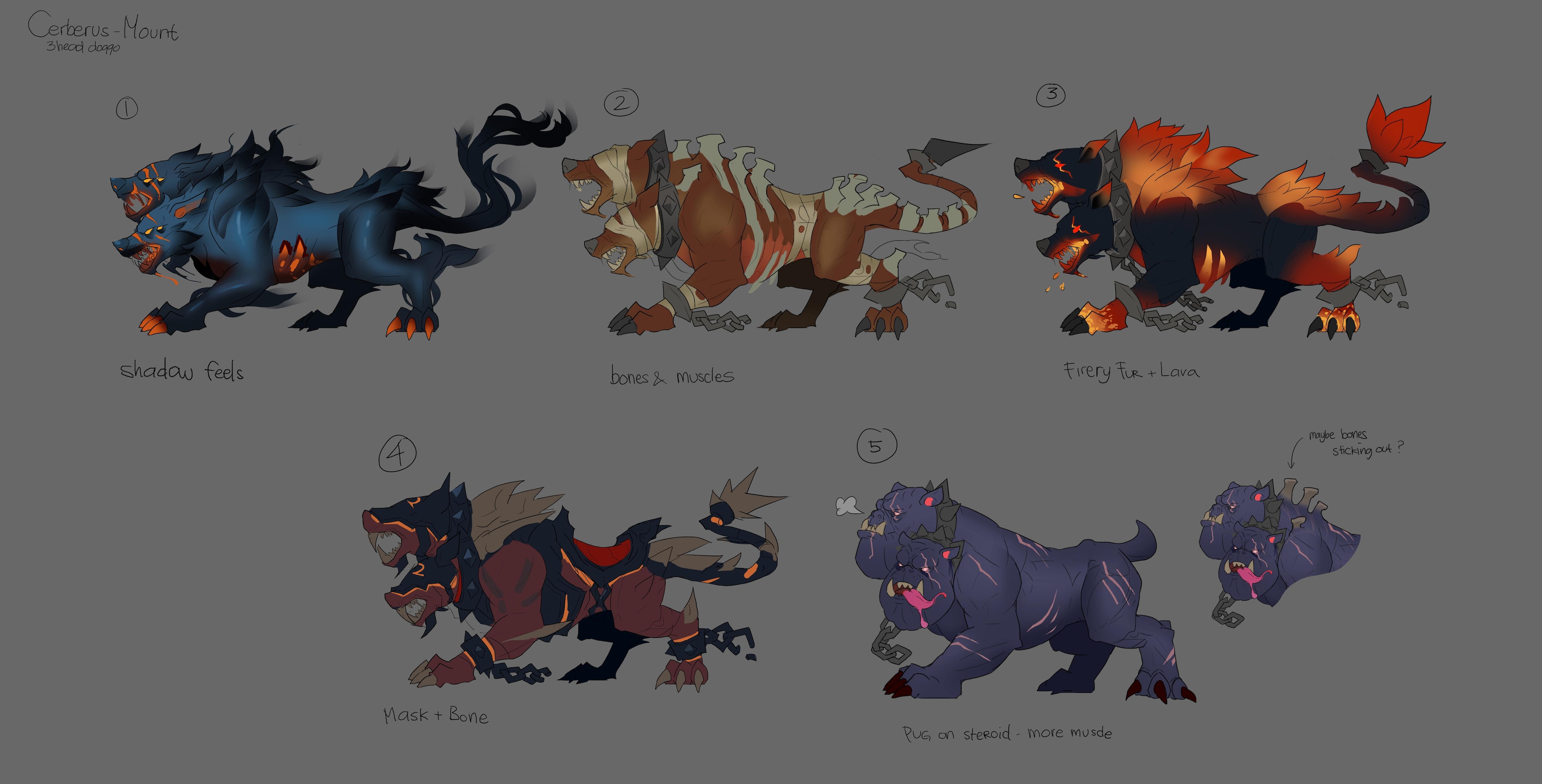 Cerberus mount concept art