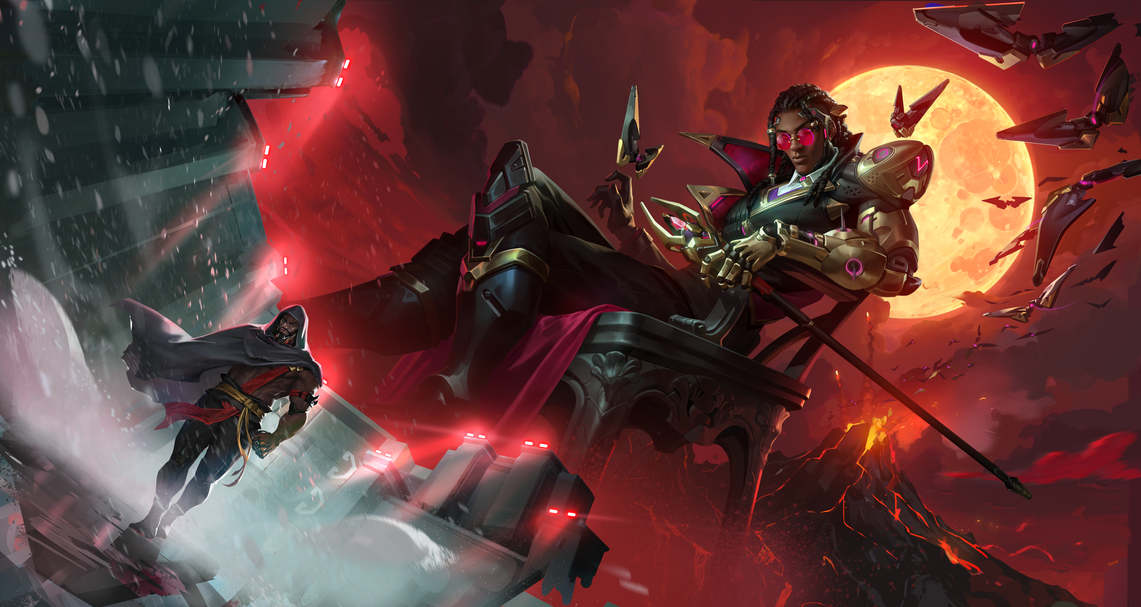 Official Overwatch Season 5 key art featuring new hero Doctrine