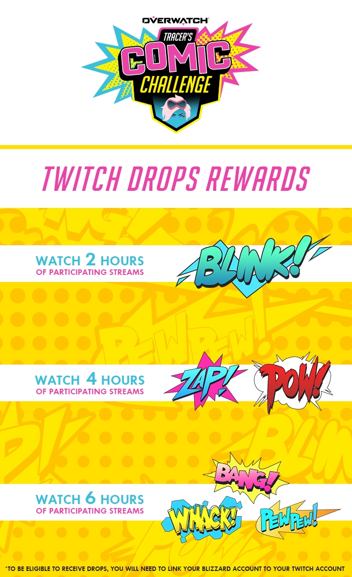 Tracer S Comic Challenge How To Earn Twitch Drops And In Game Rewards