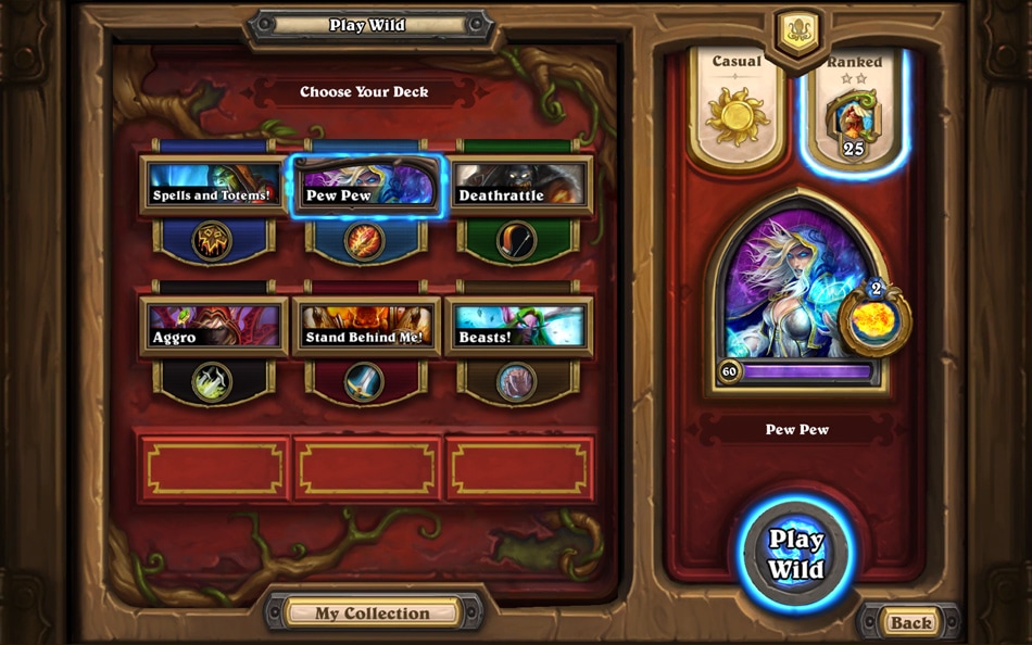 Hearthstone: Wild Leaderboards, Legend Matchmaking, and More - Esports  Edition