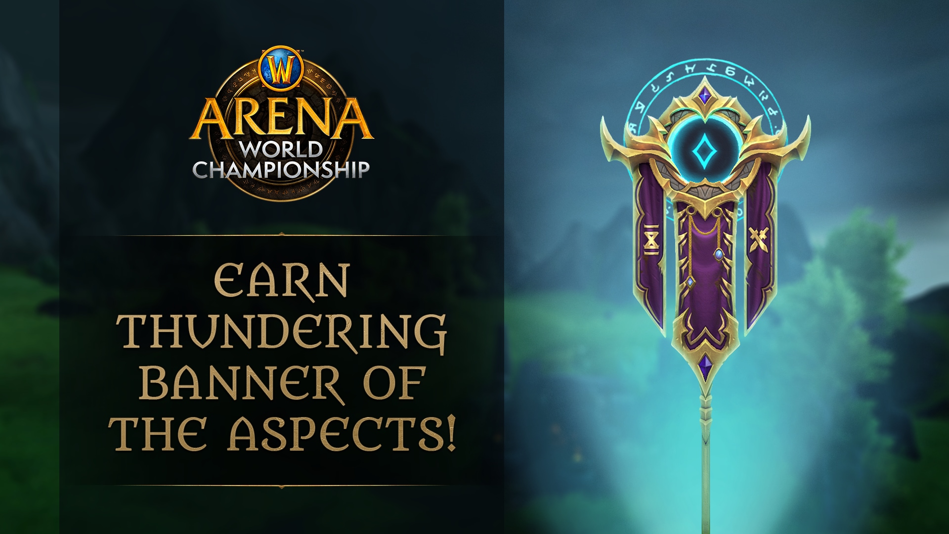 Earn the Thundering Banner of the Aspects by competing in at least one Cup!