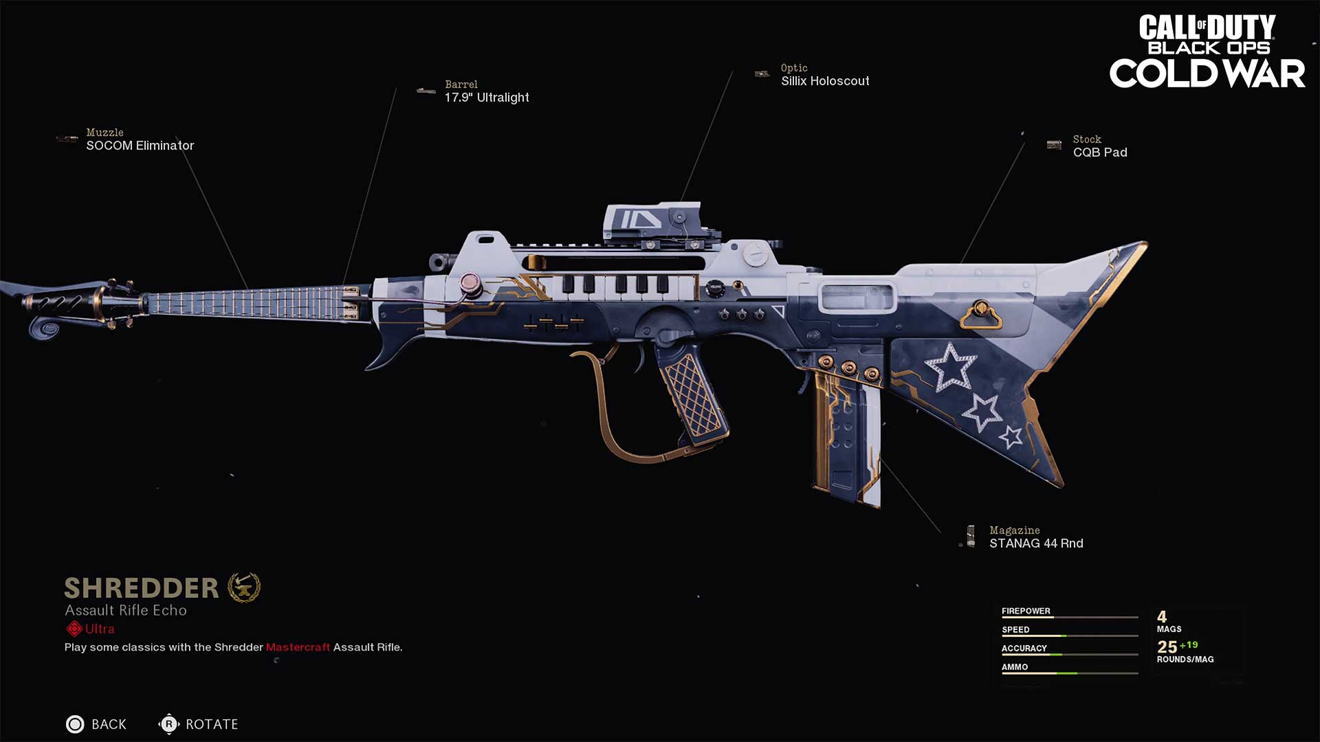 Cold War, Cross Check AR Blueprint - Stats & How To Get