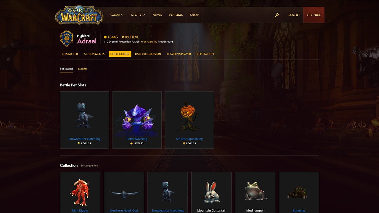 New Profile Pages on the WoW Armory - Новости Wowhead