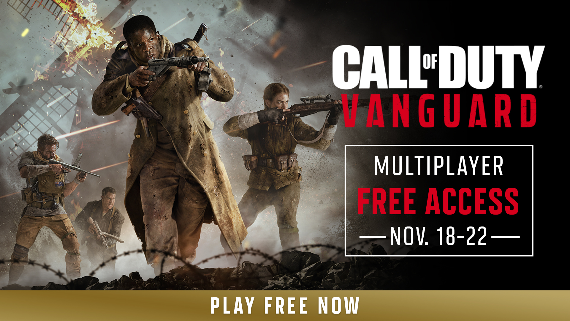 Get the Frontline Weapons Pack — Call of Duty®: Vanguard — Blizzard News