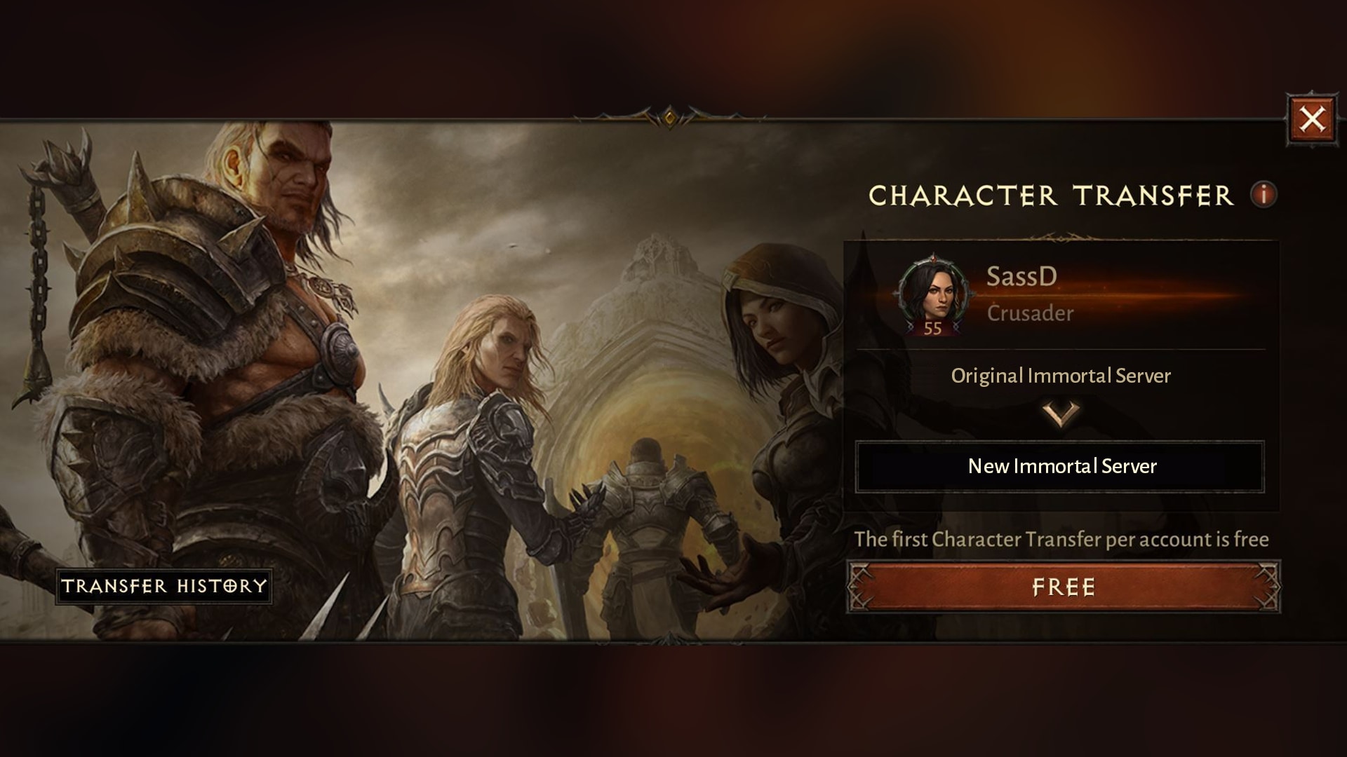 Why give use 6 classes but only 5 character slots? Why Blizzard? Why? : r/ DiabloImmortal