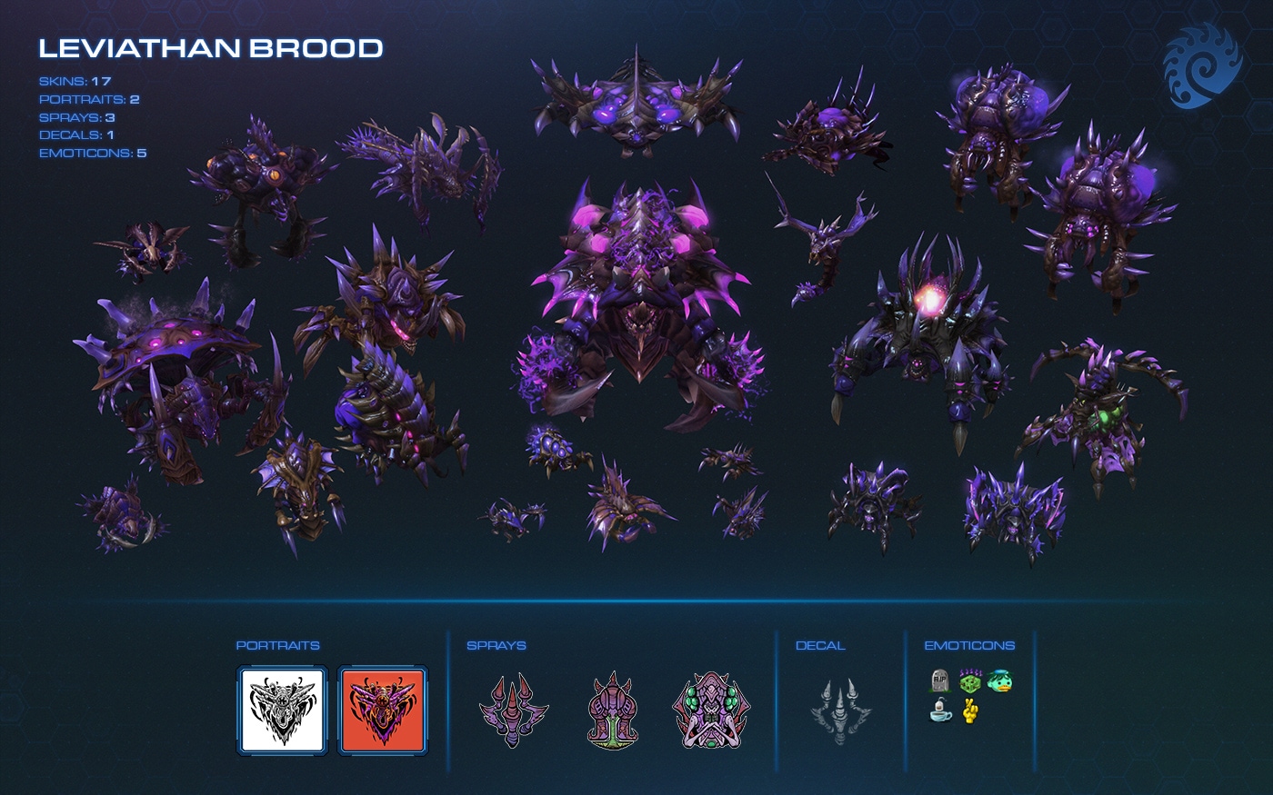 Zerg Leviathan Brood.