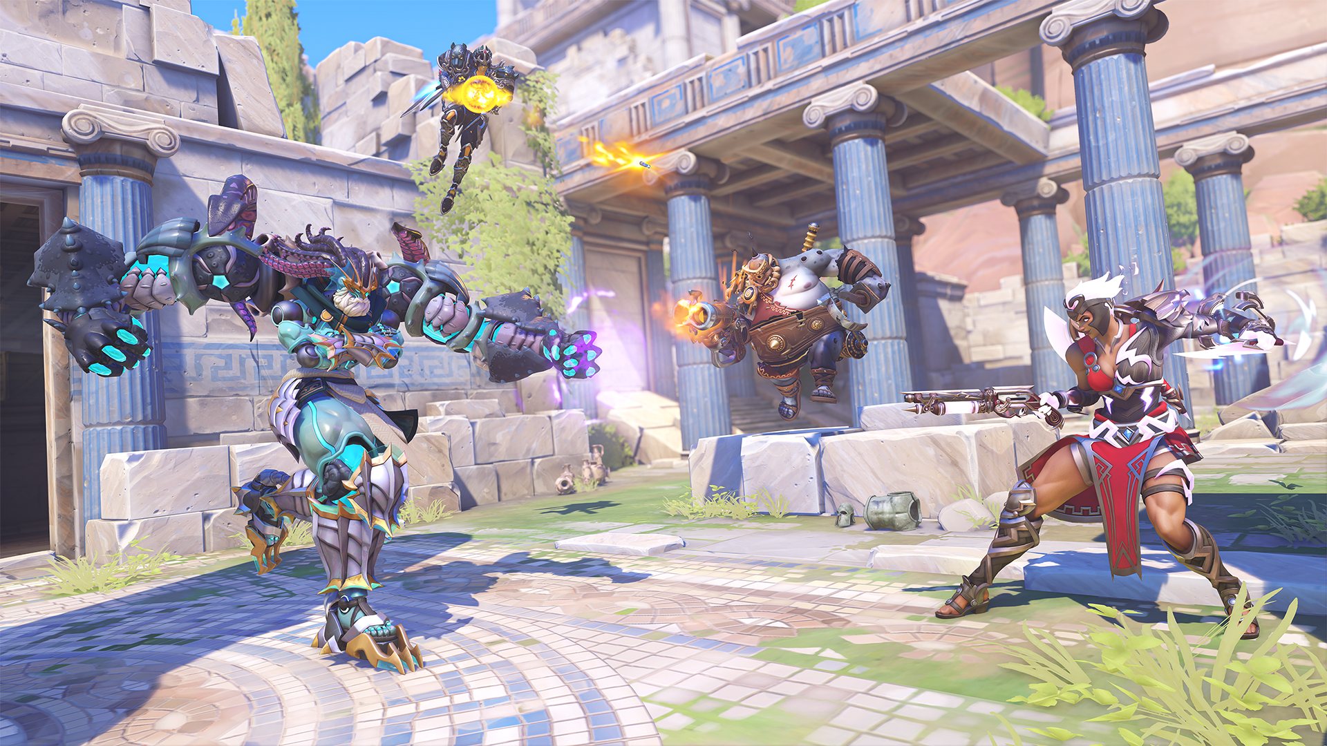 Overwatch 2's limited game mode called Battle for Olympus will