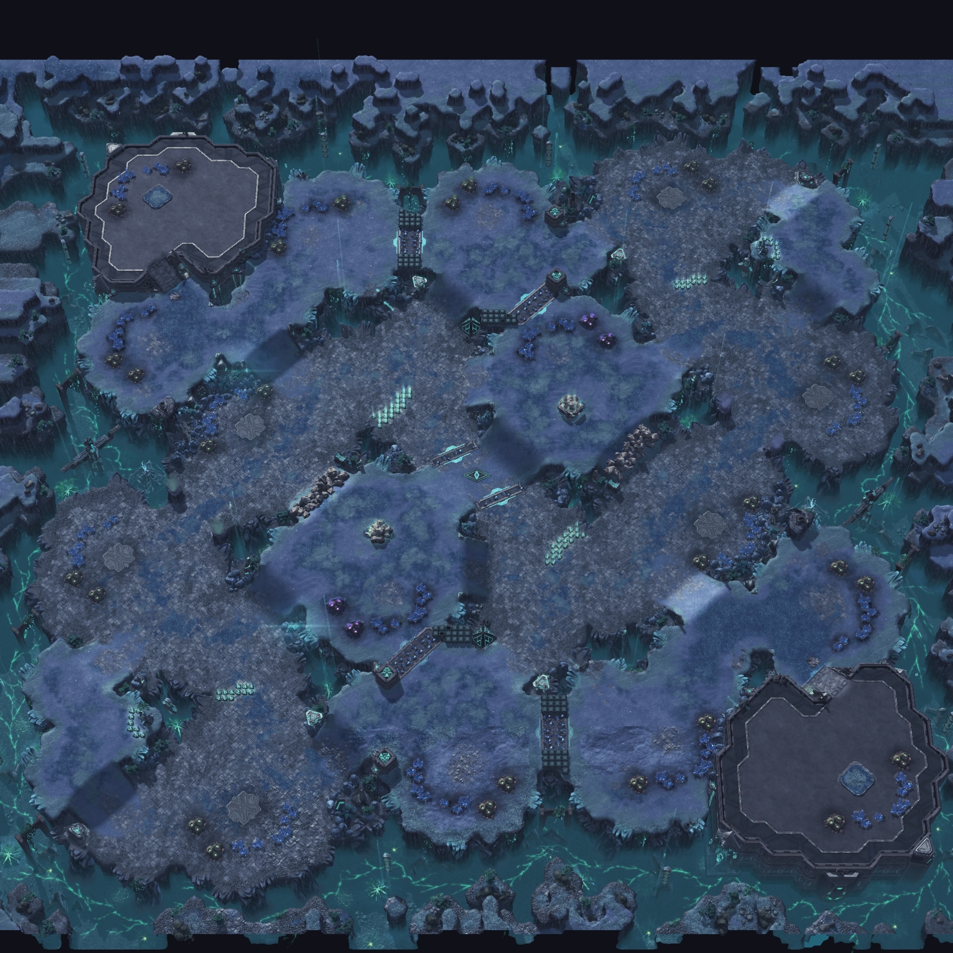 Bridge of Khazad-dûm StarCraft 2 Map, StarCraft 2